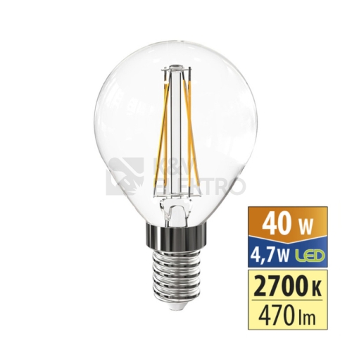 LED žárovka E14 McLED 4,7W (40W) teplá bílá (2700K) ML-324.039.87.0